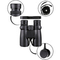Mil-Tec Binoculares impermeables 8x42 Negro Óptica de senderismo para caza al aire libre