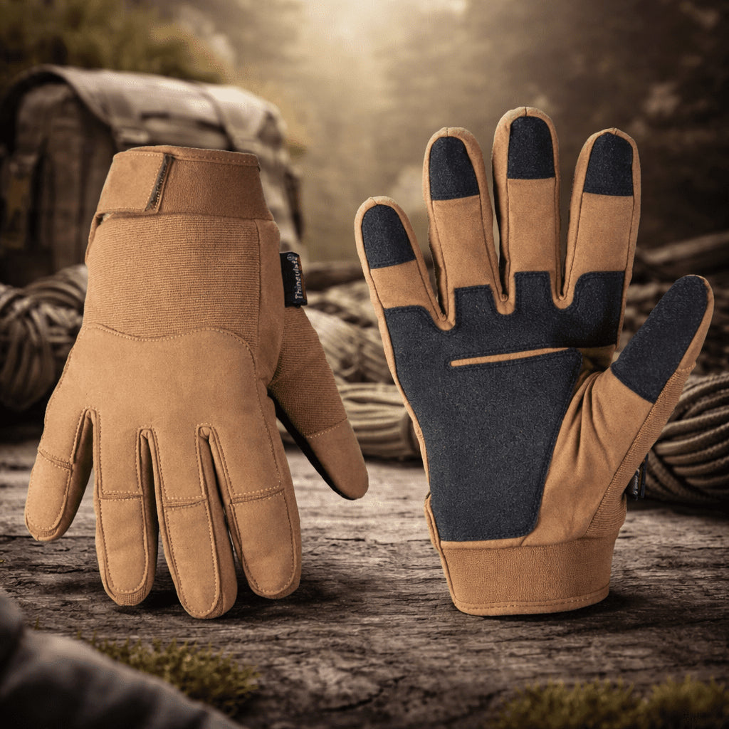 Guantes tácticos de invierno Mil-Tec Thinsulate HiPora resistentes al agua Cold Coyote