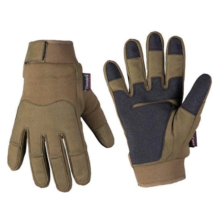 Guantes tácticos de invierno Mil - Tec Thinsulate HiPora resistentes al agua Oliva fría - GoMilitar