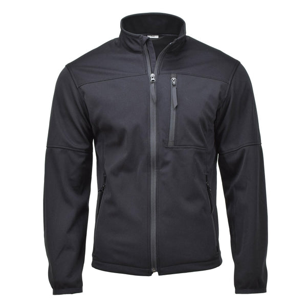 Military style windstopper jacket windproof gore - tex membrane waterproof black - GoMilitar