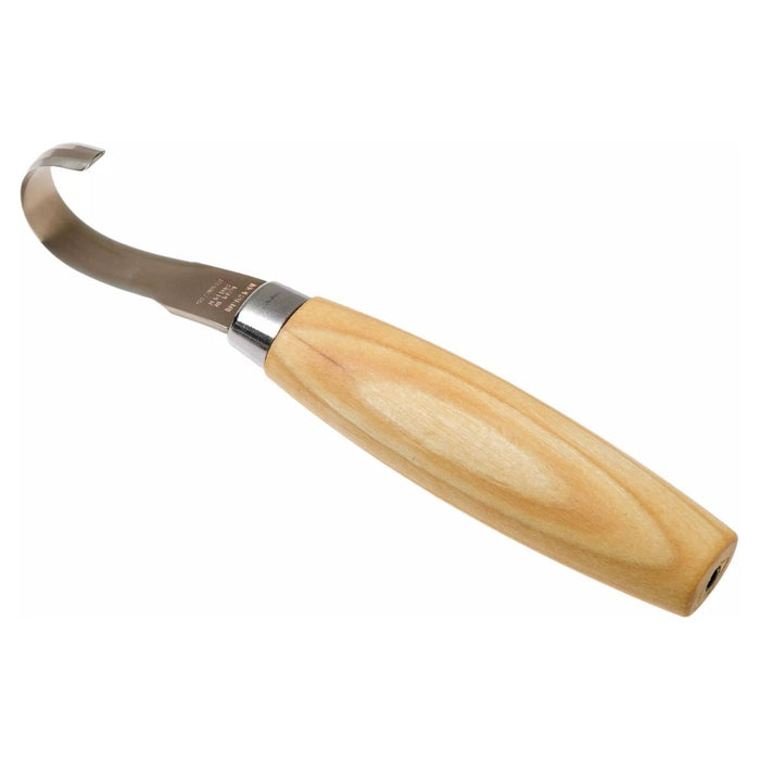 MORAKNIV Gancho para tallar madera cuchillo cuchara 162 doble filo acero inoxidable abedul - GoMilitar