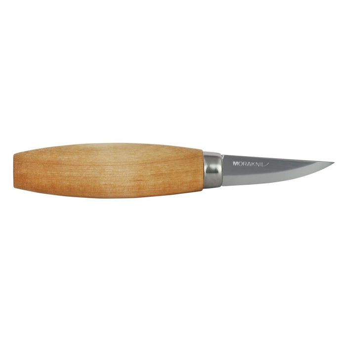 MORAKNIV Woodcarving 120 cuchillo natural para carpintería herramienta de tallado de acero al carbono - GoMilitar