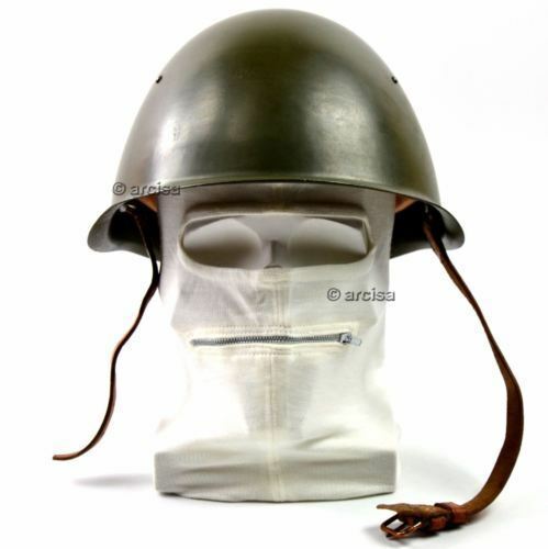 NUEVA máscara pasamontañas blanca del ejército italiano de Italia máscara de dos agujeros con cremallera - GoMilitar