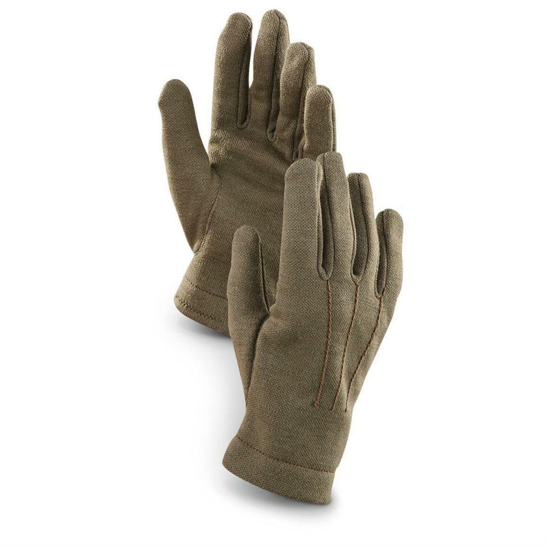 Nuevos guantes originales del ejército italiano Italia Guantes de lana militar Oliva de invierno