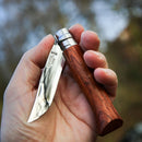 Navaja Opinel N°08 Plegable 8,5cm Hoja Acero Inoxidable 12C27 Marrón