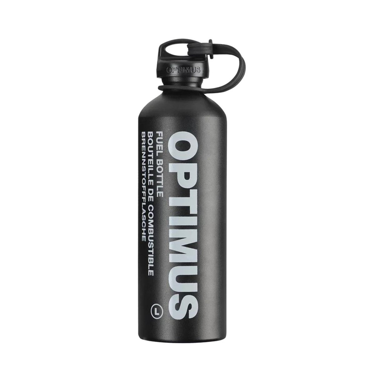 Optimus Liquid Fuel Bottle 600ml 1000ml Capa de seguridad DURABLE NEGRO LIGE