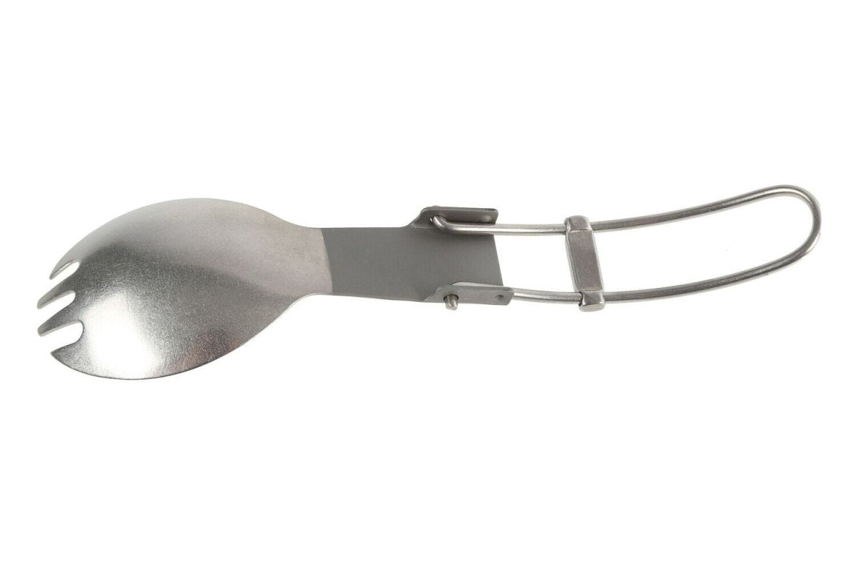 Optimus titanium spork ultra liviano plegable senderismo mochilado supervivencia