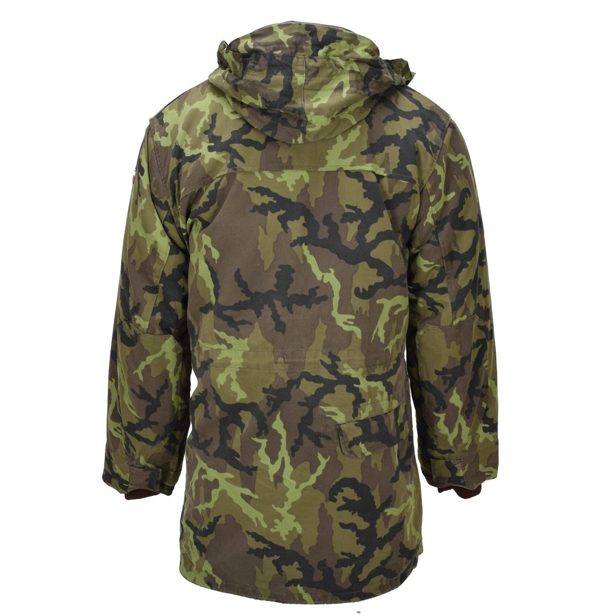 Chaqueta estilo Parka Militar Checa Original Forro Piel Sintética M95 Camuflaje