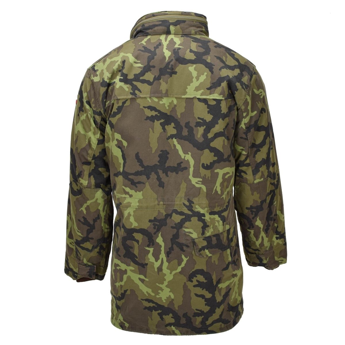 Chaqueta estilo Parka Militar Checa Original Forro Piel Sintética M95 Camuflaje