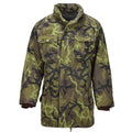 Chaqueta estilo Parka Militar Checa Original Forro Piel Sintética M95 Camuflaje