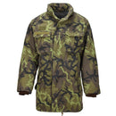Origial Czech Military Parka style Jacket Linning Faux fur M95 Camouflage - GoMilitar