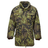 Chaqueta estilo Parka Militar Checa Original Forro Piel Sintética M95 Camuflaje