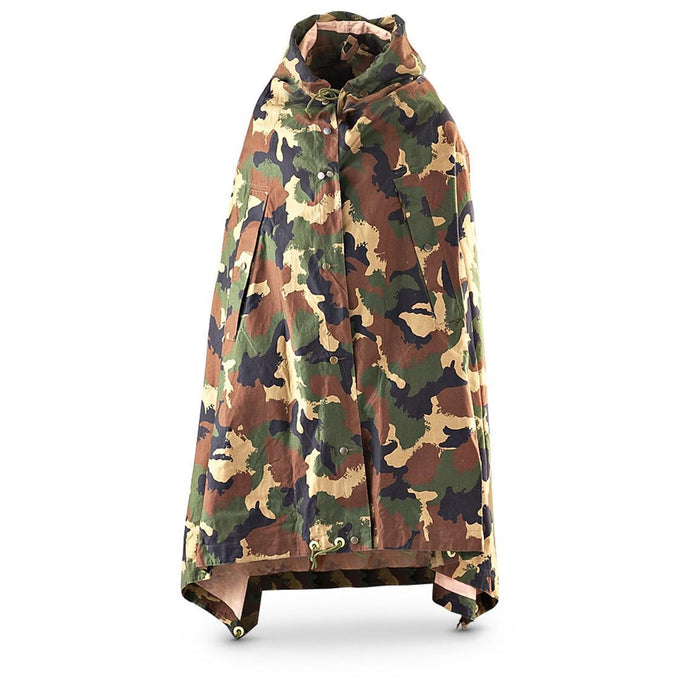 Original Army Shelter Medio Poncho Camo Militar Impermeable 165 x 255 cm excedente - GoMilitar