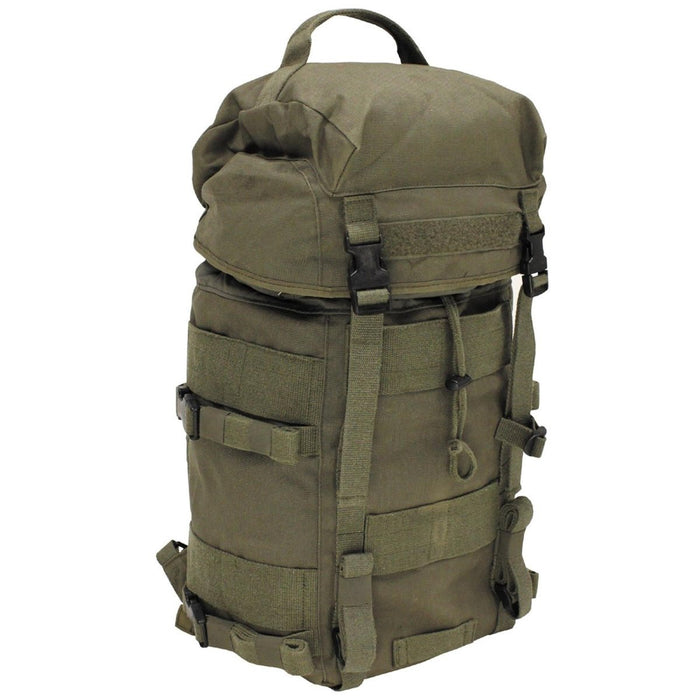 Mochila táctica militar original de Austria cubierta superior desmontable 25l OD verde - GoMilitar