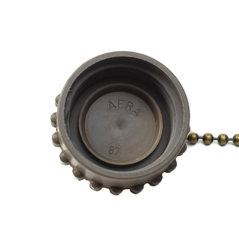 Original del ejército austriaco Cantina Mastador de aluminio Tornillo de plástico Tapa Militar