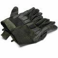 Guantes tácticos de combate del ejército austriaco original de cuero Guantes militares Nomex