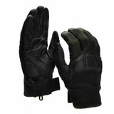 Guantes tácticos de combate del ejército austriaco original de cuero Guantes militares Nomex
