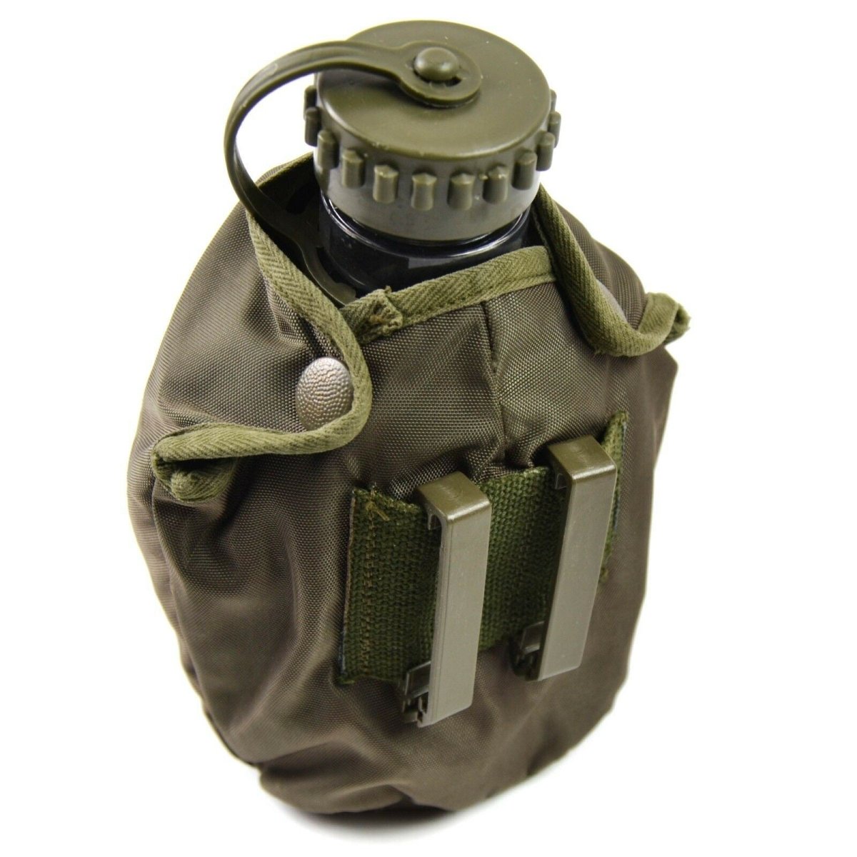 Ejército austriaco original bebiendo frasco botella de agua de la cantina militar