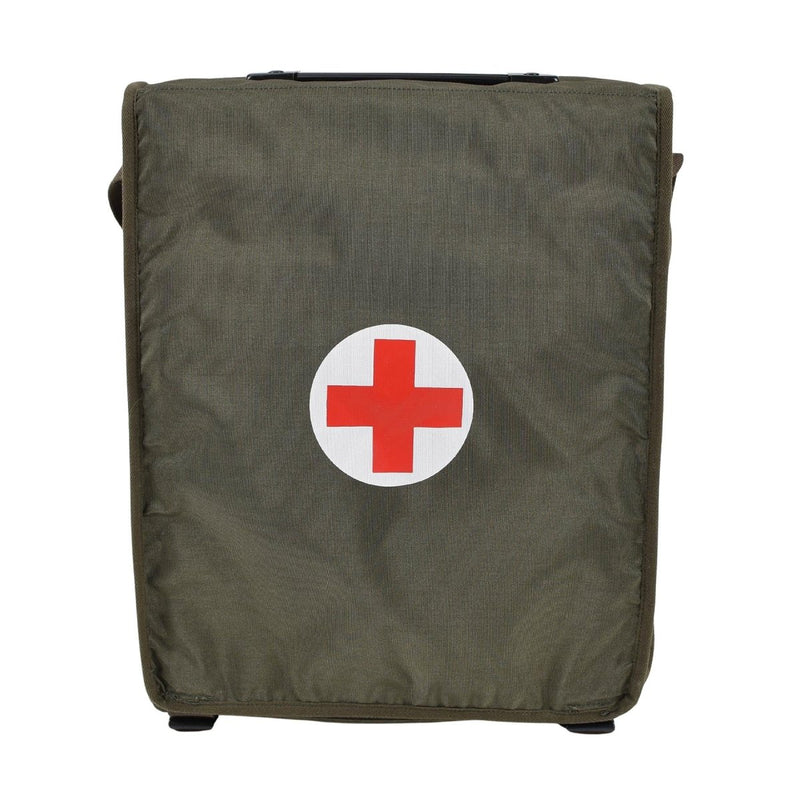 Original Austrian army first aid bag shoulder olive doctor medical survival NEW - GoMilitar