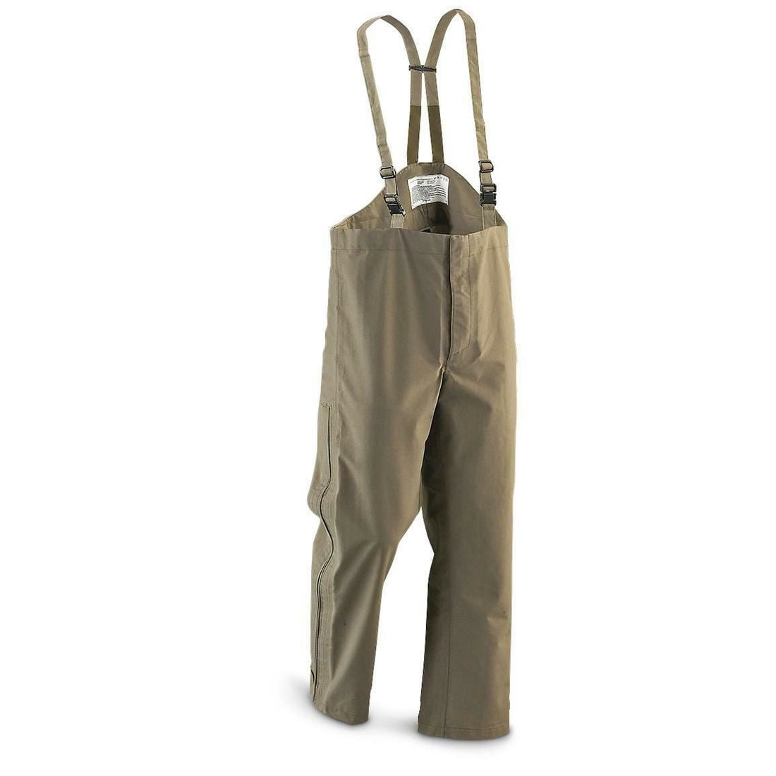 Cubrepantalones con pechera impermeable Gore-Tex del ejército austríaco original Surplus Olive OD