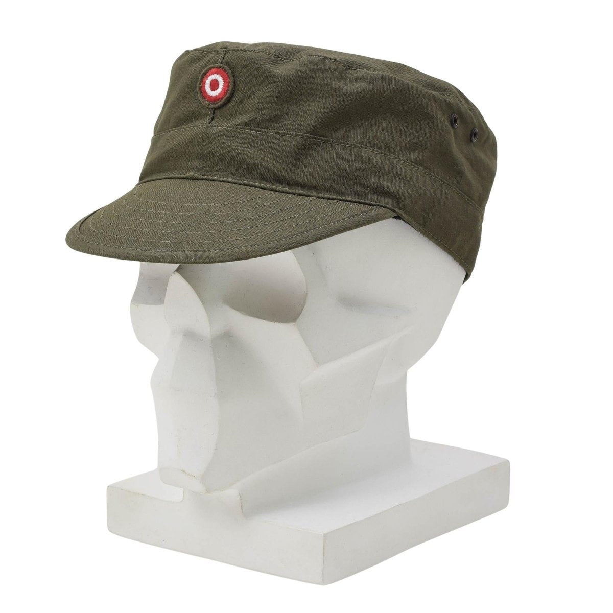 Gorra de combate original del ejército austríaco KAZ03 Durable Ripstop militar emitido en color oliva