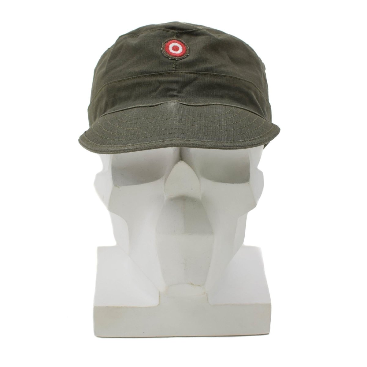 Gorra de combate KAZ03 original del ejército austríaco Ripstop militar emitida en color oliva usada