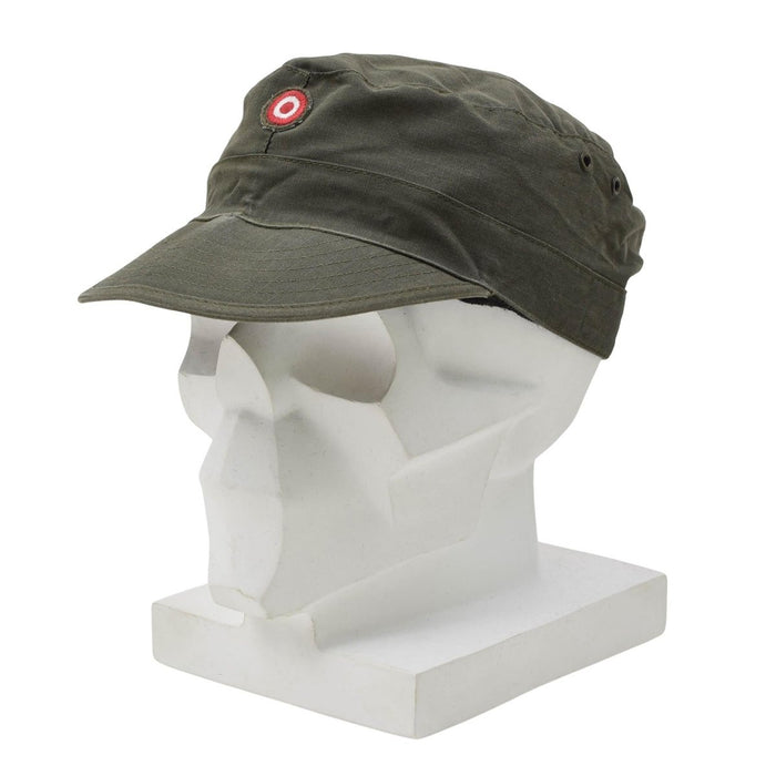 Gorra de combate KAZ03 original del ejército austríaco Ripstop militar emitida en color oliva usada - GoMilitar