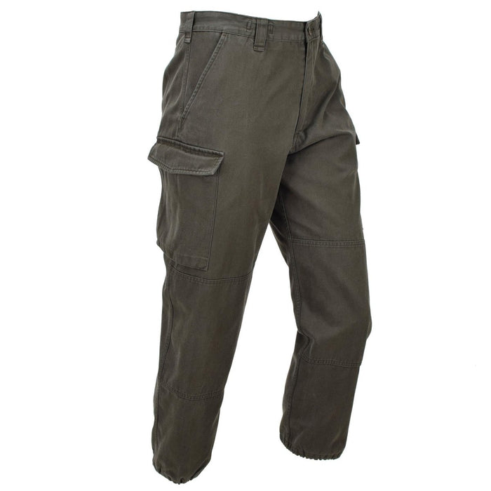 Pantalones de campo originales del ejército austríaco KAZ03 Bolsillos cargo Militares en color verde oliva - GoMilitar