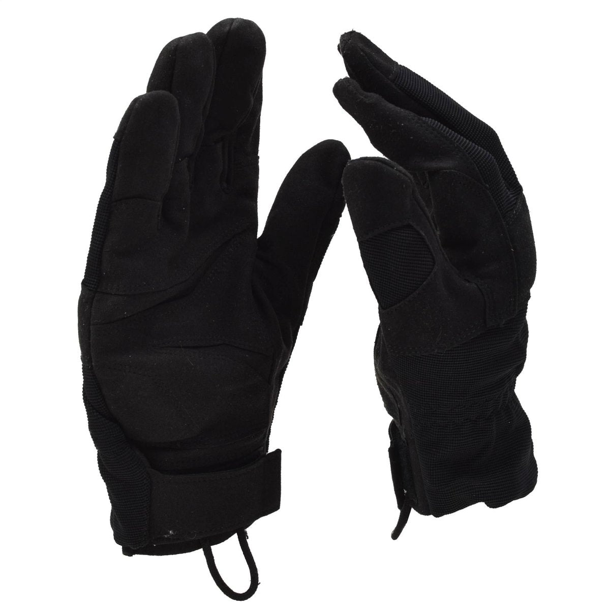 Guantes de combate tácticos del ejército austríaco originales, tiro militar, negro al aire libre
