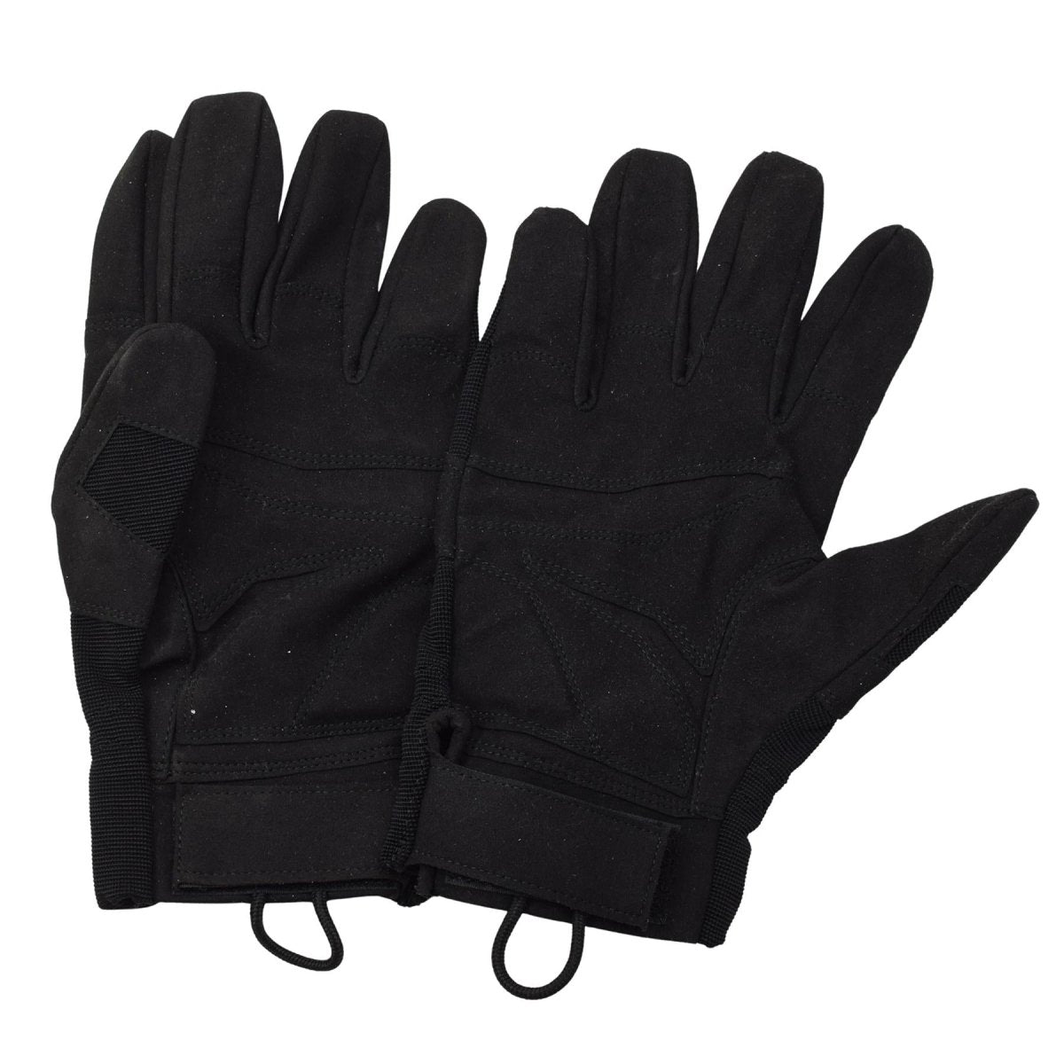 Guantes de combate tácticos del ejército austríaco originales, tiro militar, negro al aire libre
