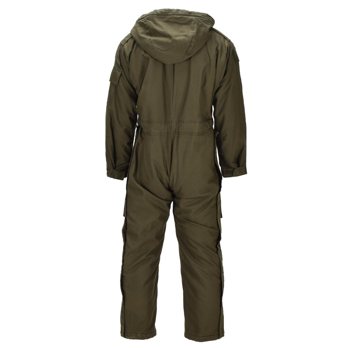 Mono de mecánico con forro y capucha, original del ejército austríaco, color verde oliva