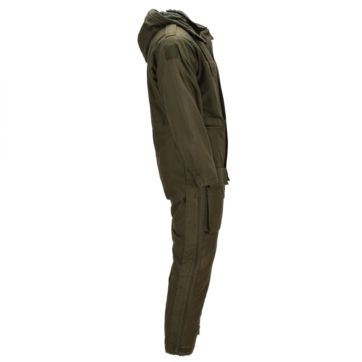 Mono de mecánico con forro y capucha, original del ejército austríaco, color verde oliva