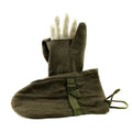 Guantes de invierno originales de lana del ejército austríaco, color verde oliva