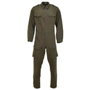Original Austrian BH Military coverall men works mechanic polycotton suit Olive - GoMilitar
