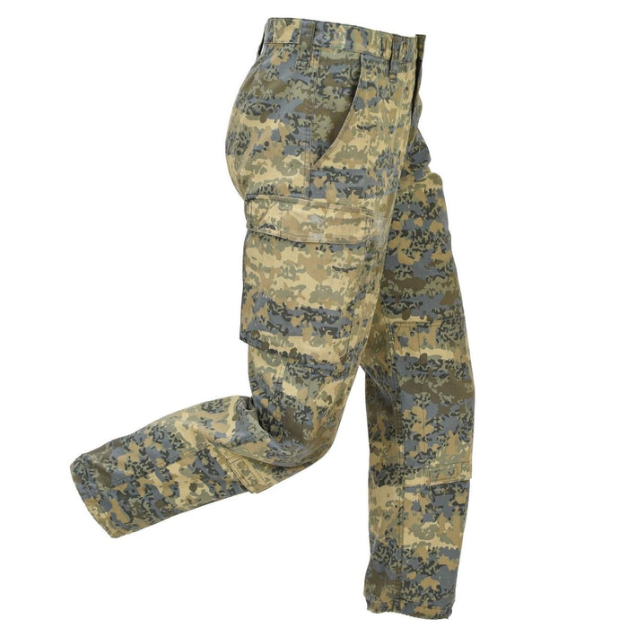 Pantalones Cargo Militares Austriacos Originales Rodillas Reforzadas Tarnanzug Camo - GoMilitar