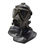Máscara de gas militar austriaca original Drager, juego decorativo, color verde oliva