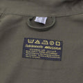 Vestido de camisa de manga larga de oliva militar austriaca original