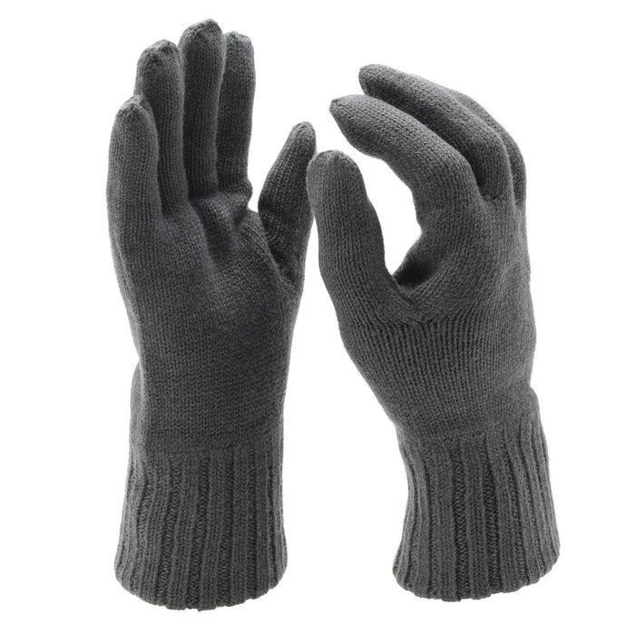 Originales guantes militares austriacos de lana cálidos grises transpirables de punto invierno NUEVO - GoMilitar