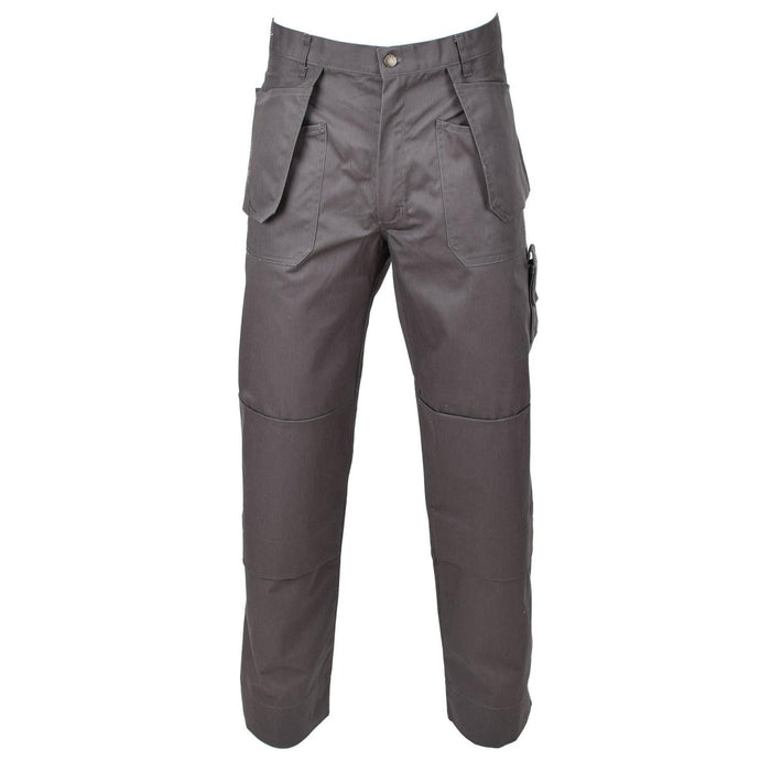 Pantalones cargo originales del ejército belga rodillas reforzadas bolsillos adicionales gris NUEVO - GoMilitar
