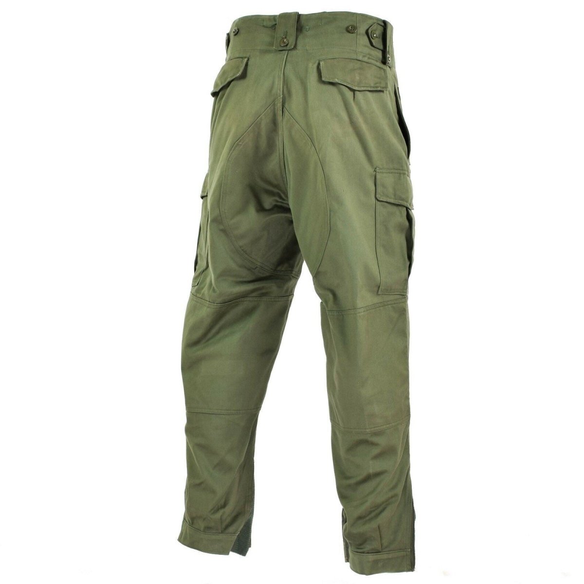 Pantalones de combate de campo del ejército belga original M65 Pantalones militares de color verde oliva excedente