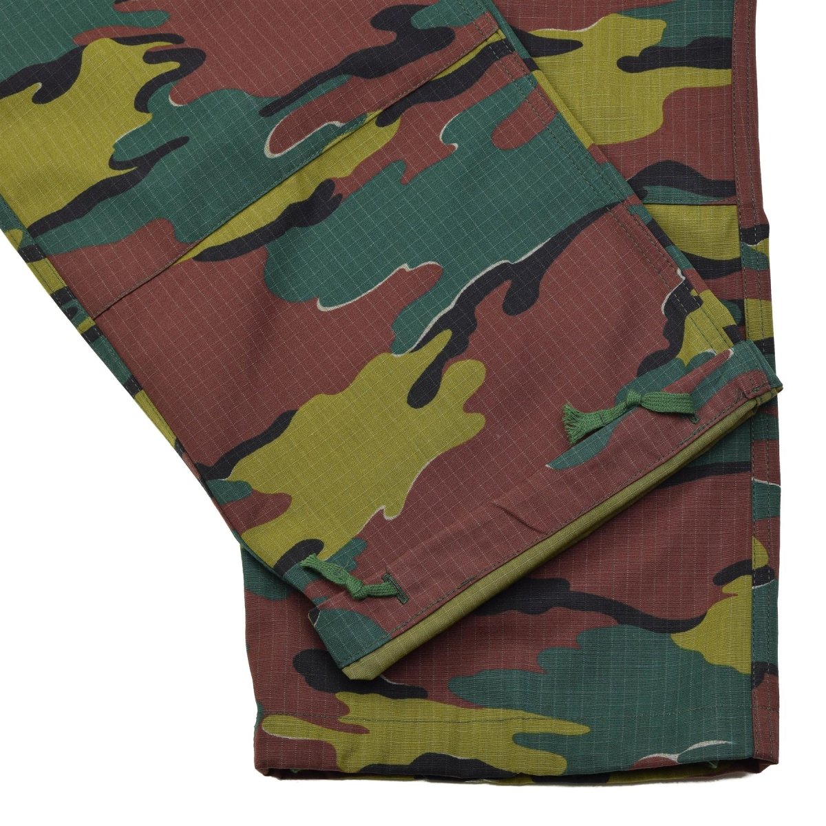 Pantalones de combate de campo del ejército belga original Ripstop Jigsaw Camuflage pantalones Nuevos