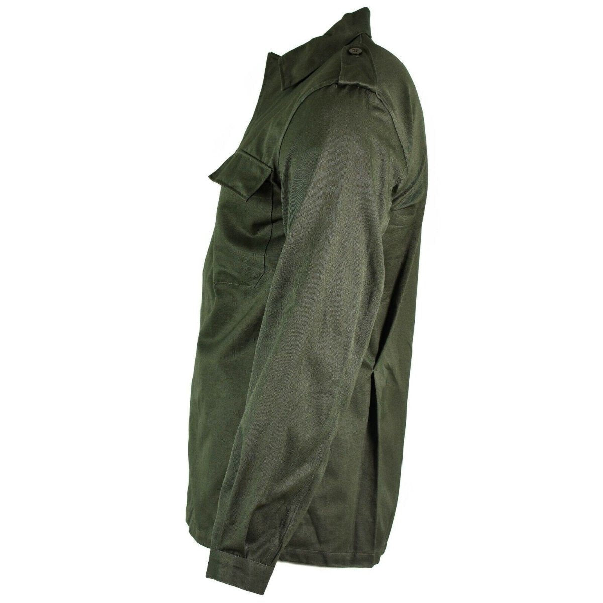 Chaqueta de campo del ejército belga original Bdu Olive Shirt Military Combat