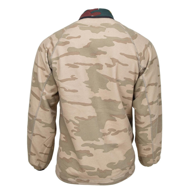 Chaqueta de vellón del ejército belga original reversible windstopper bdu jigsaw jersey