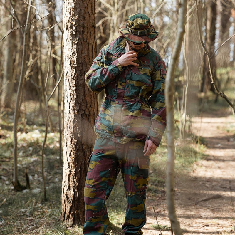 Combate militar del ejército belga original Pantalones de campo M90 pantalones de rompecabezas excedente