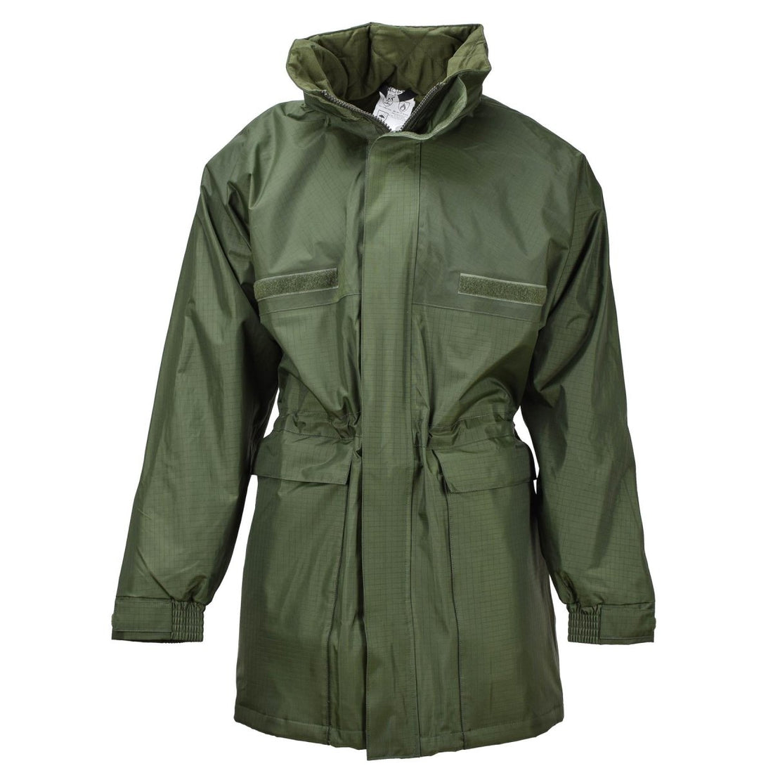 Chaqueta larga de lluvia belga original con Liner Olive Waterproof Field NUEVO