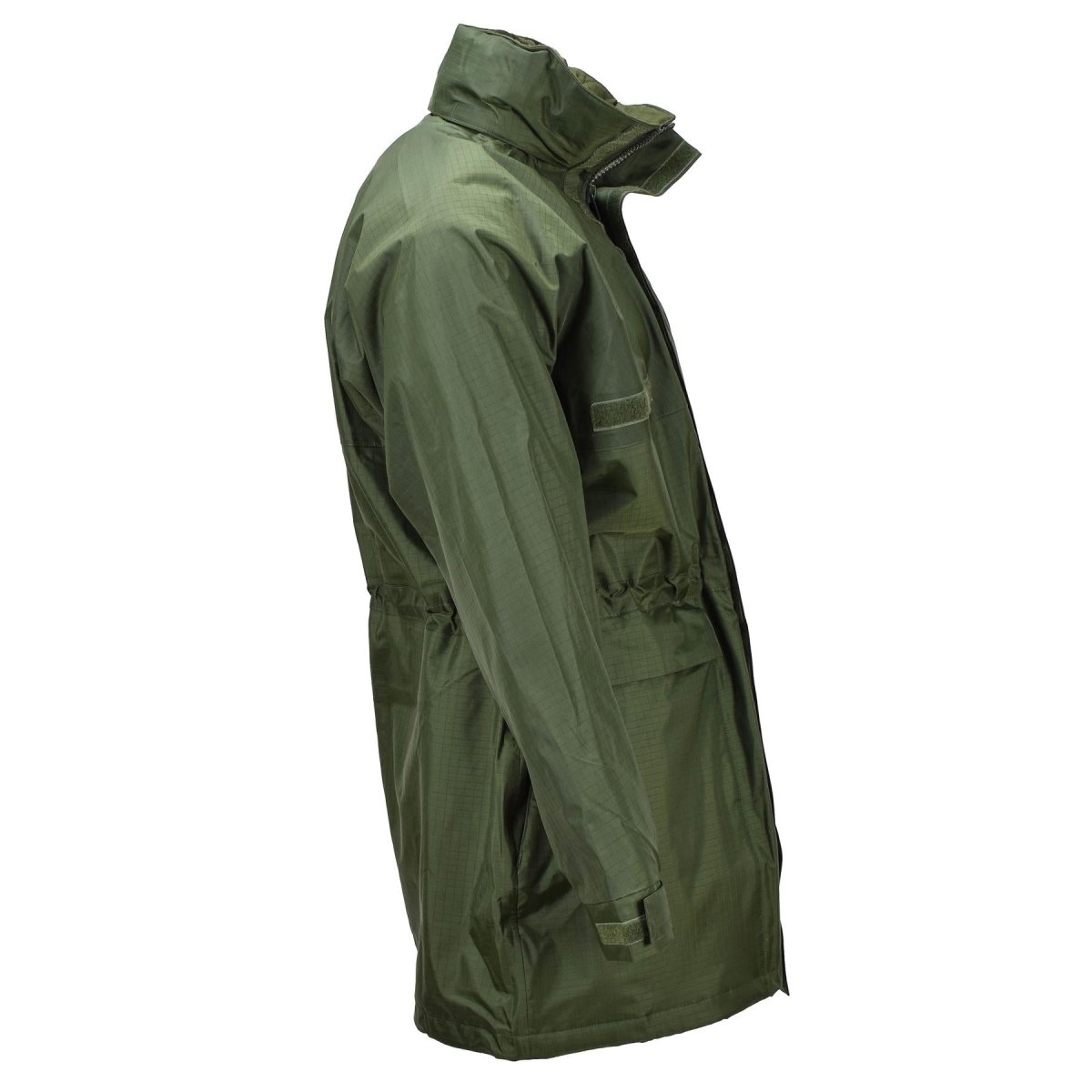 Chaqueta larga de lluvia belga original con Liner Olive Waterproof Field NUEVO
