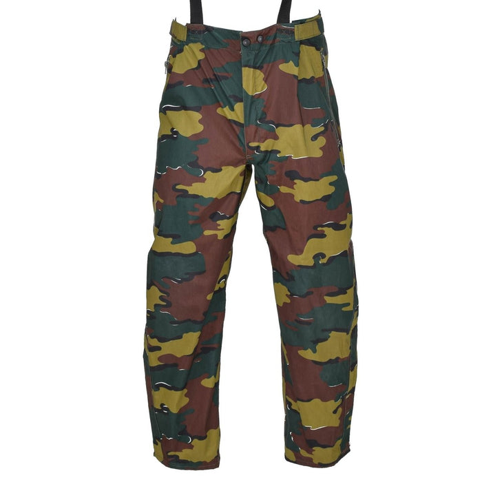 Pantalones impermeables militares belgas originales jigsaw camo seyntex pantalones de lluvia - GoMilitar