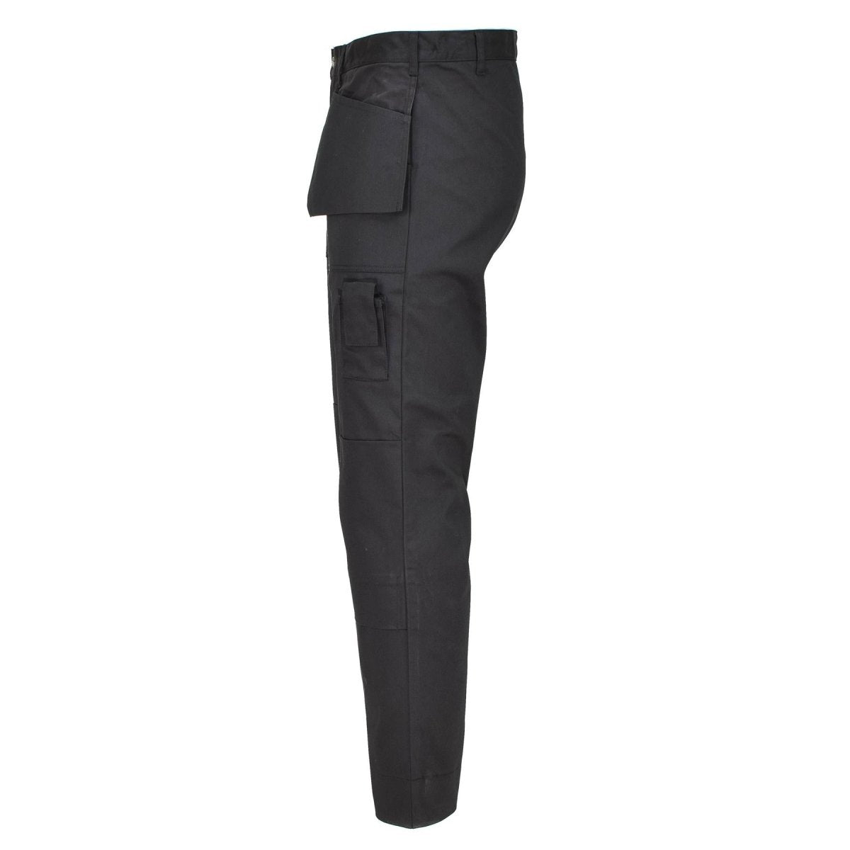 Trabajo militar belga original pantalones de carga duraderos rodillas reforzadas negras nuevas