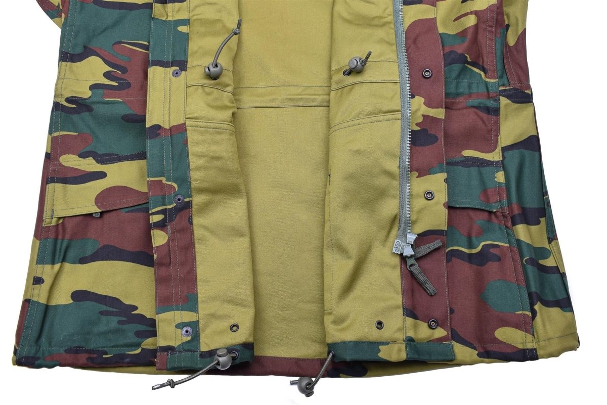 Tropas tácticas de chaqueta militar de Bélgica original uniforme de campo Jigsaw Seyntex