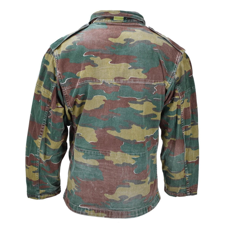 Original Belgium Military M56 jigsaw camouflage jacket field combat troops army - GoMilitar